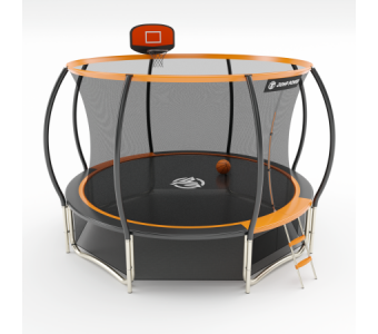 Батут Jump Power 12 ft Pro Inside Basket Orange - фото 3