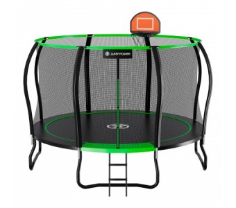 Батут Jump Power 12 ft Pro Stable Point Green - фото 2